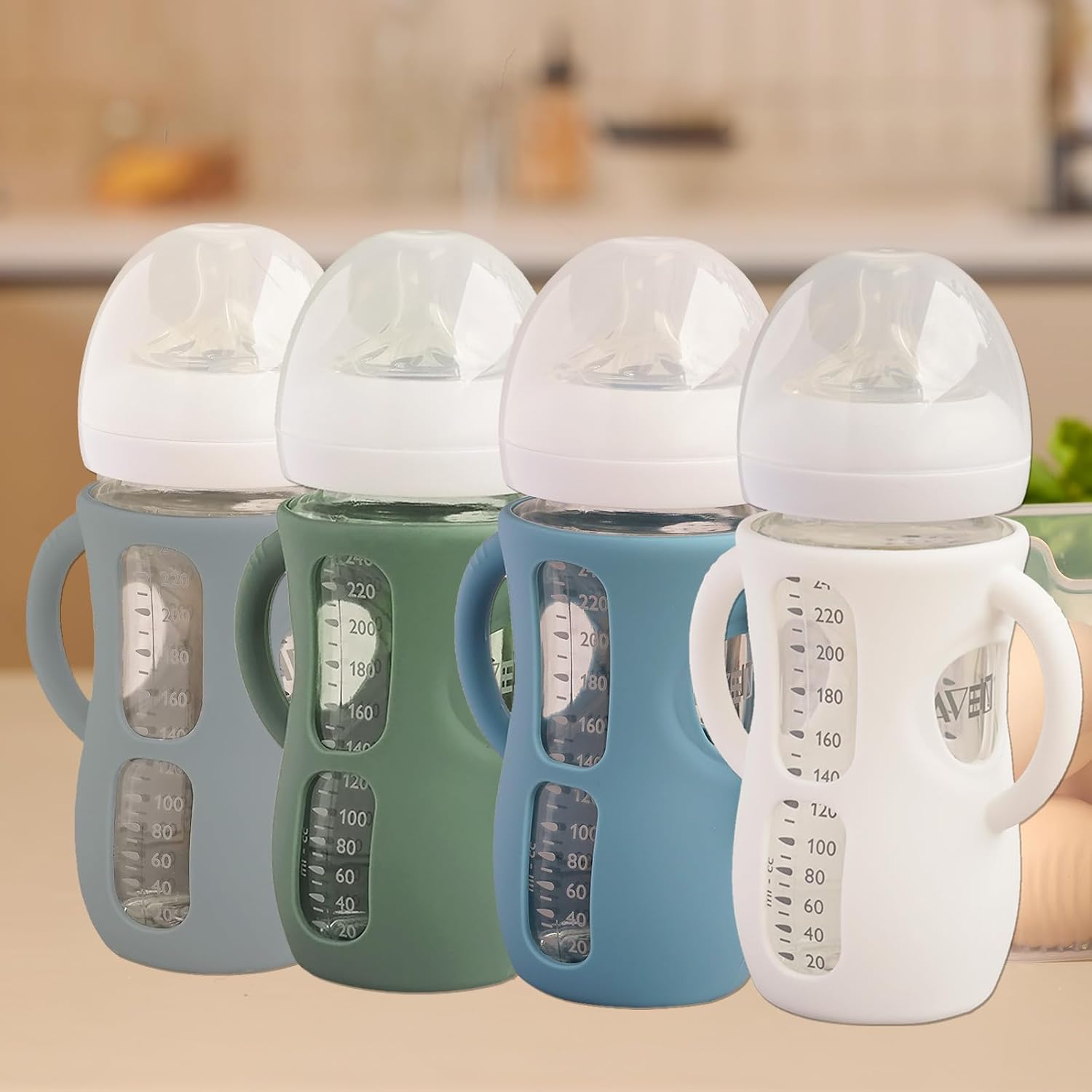 Thumbnail 6 de Silicone Baby Bottle Sleeves, 8 oz