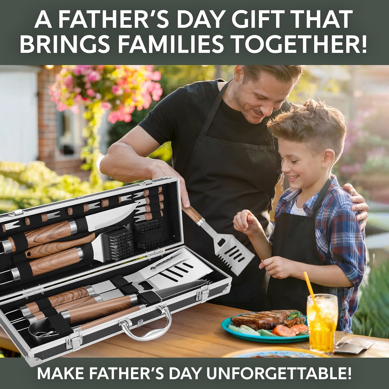 Thumbnail 1 de Kaluns 21-piece Grill Tool Set for Dad