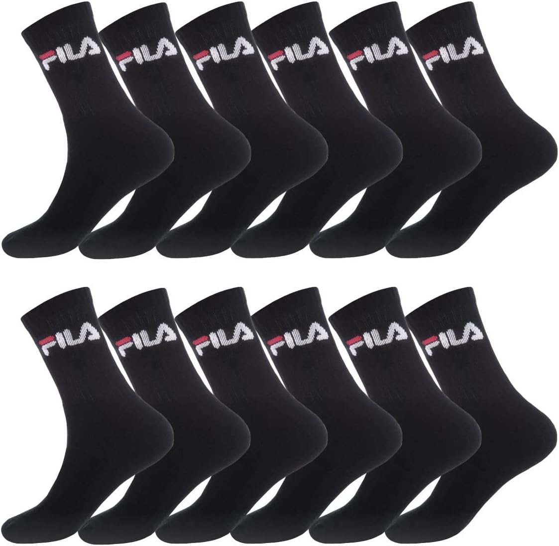 Thumbnail 6 de FILA Calze Sportive da Uomo – Pacco da 12, comfort cotone traspirante