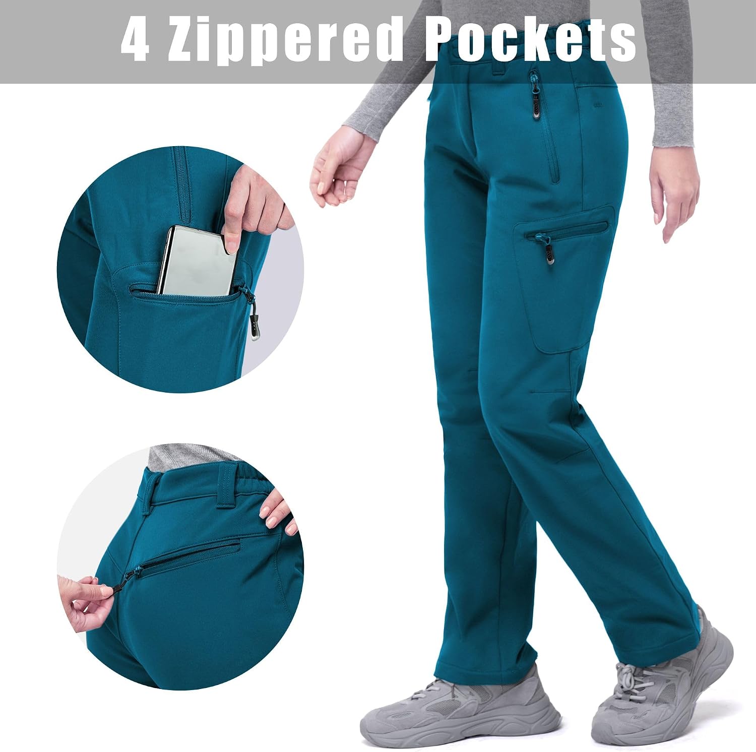 Detalle 2 de 33000ft Womens Hiking Pants Waterproof