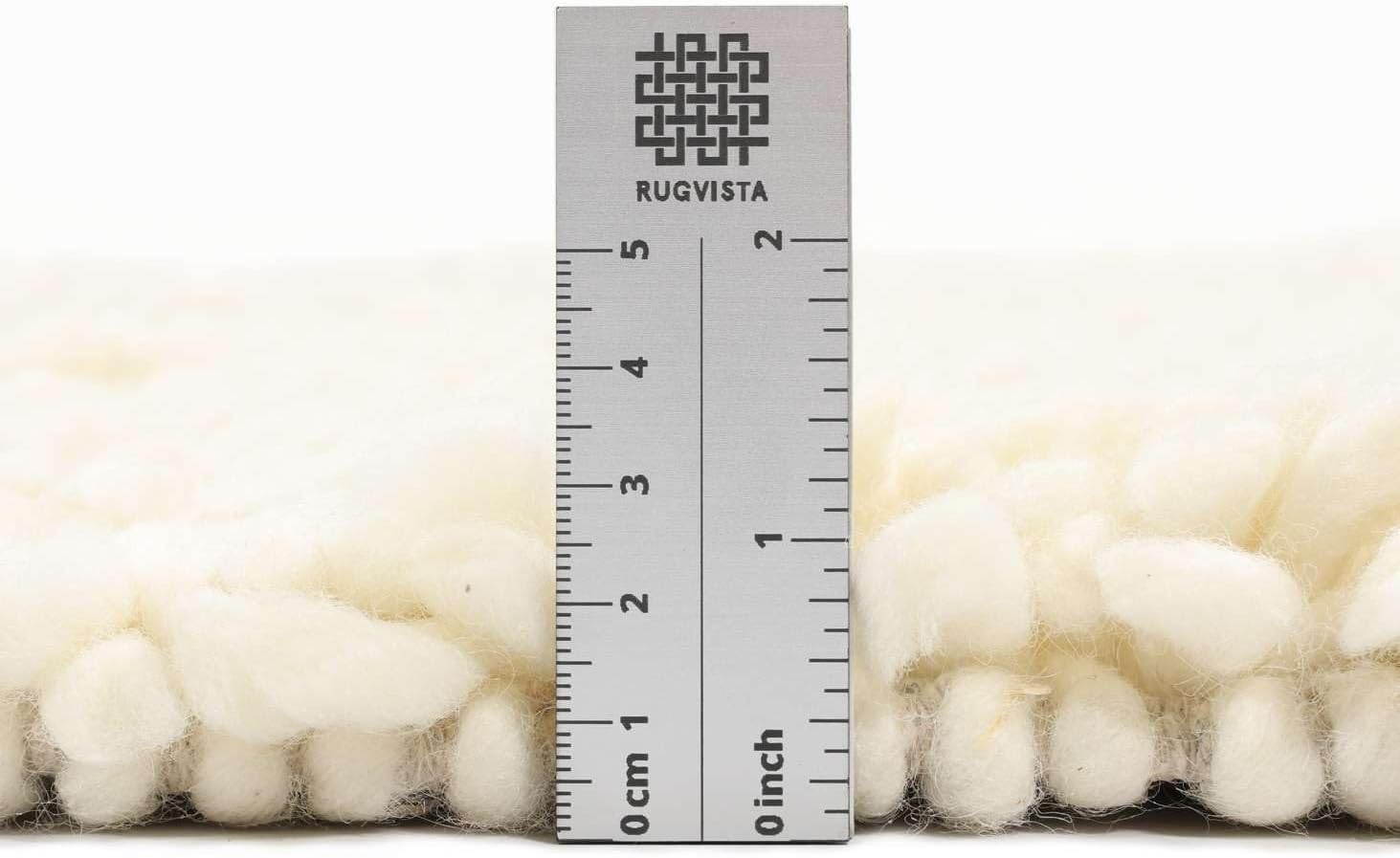 Detalle 2 de RugVista Serenity Rug, 140 x 200 cm, Off White, Wool and Cotton