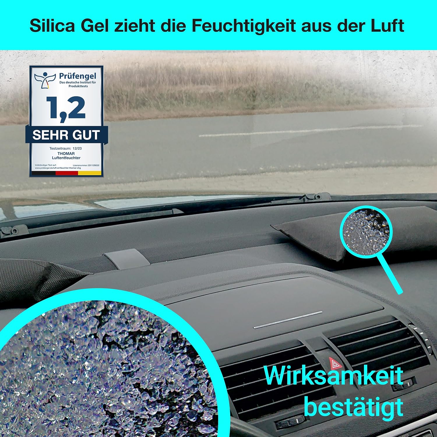 Detalle 2 de Thomar airdry Silica Gel Auto-Entfeuchter 1,5 kg
