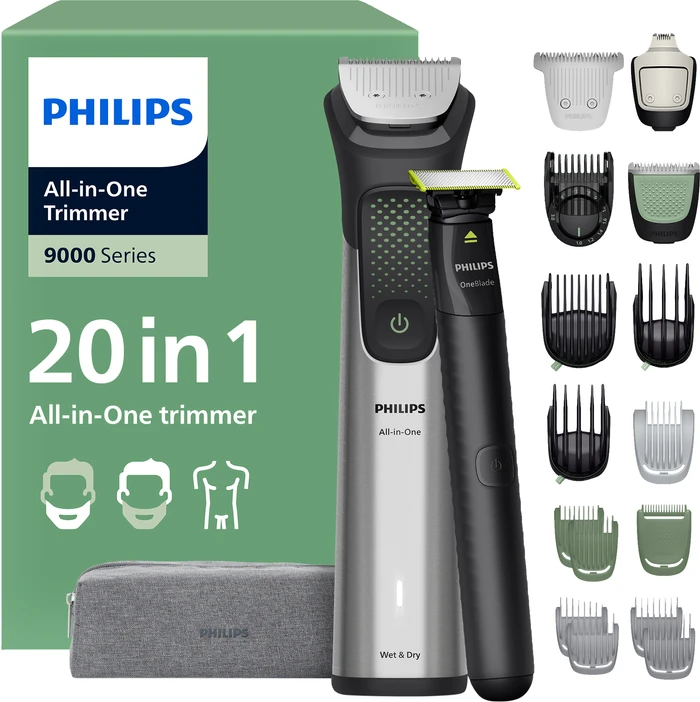 Thumbnail 14 de Philips Series 9000 20-in-1 MG9557/15 – Multigroomer für Kopf, Gesicht und Körper