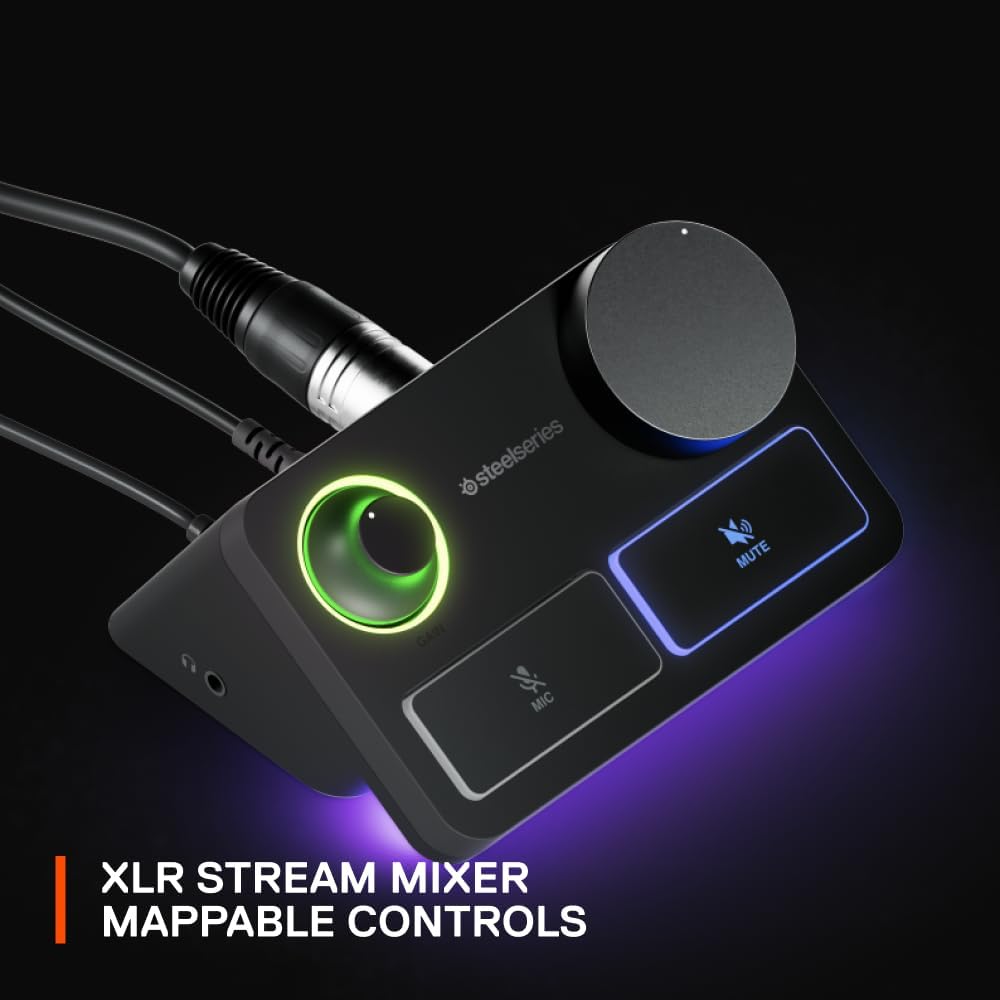 Thumbnail 3 de SteelSeries Alias Pro Kit: XLR Microphone + Streaming Mixer for Games, Broadcasts, and Podcasts