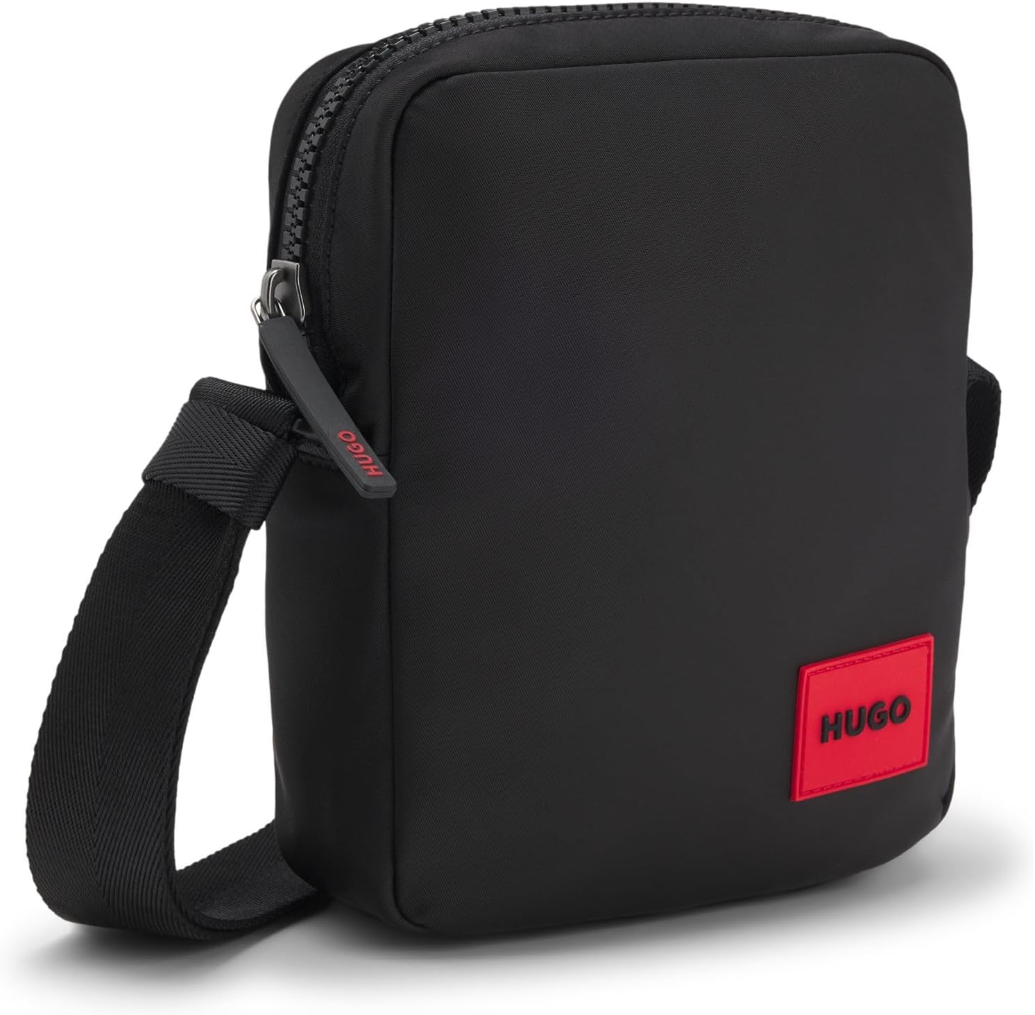 Thumbnail 4 de HUGO Herren Ethon 2.0N NS zip Reporter-Tasche mit gummiertem Logo-Label