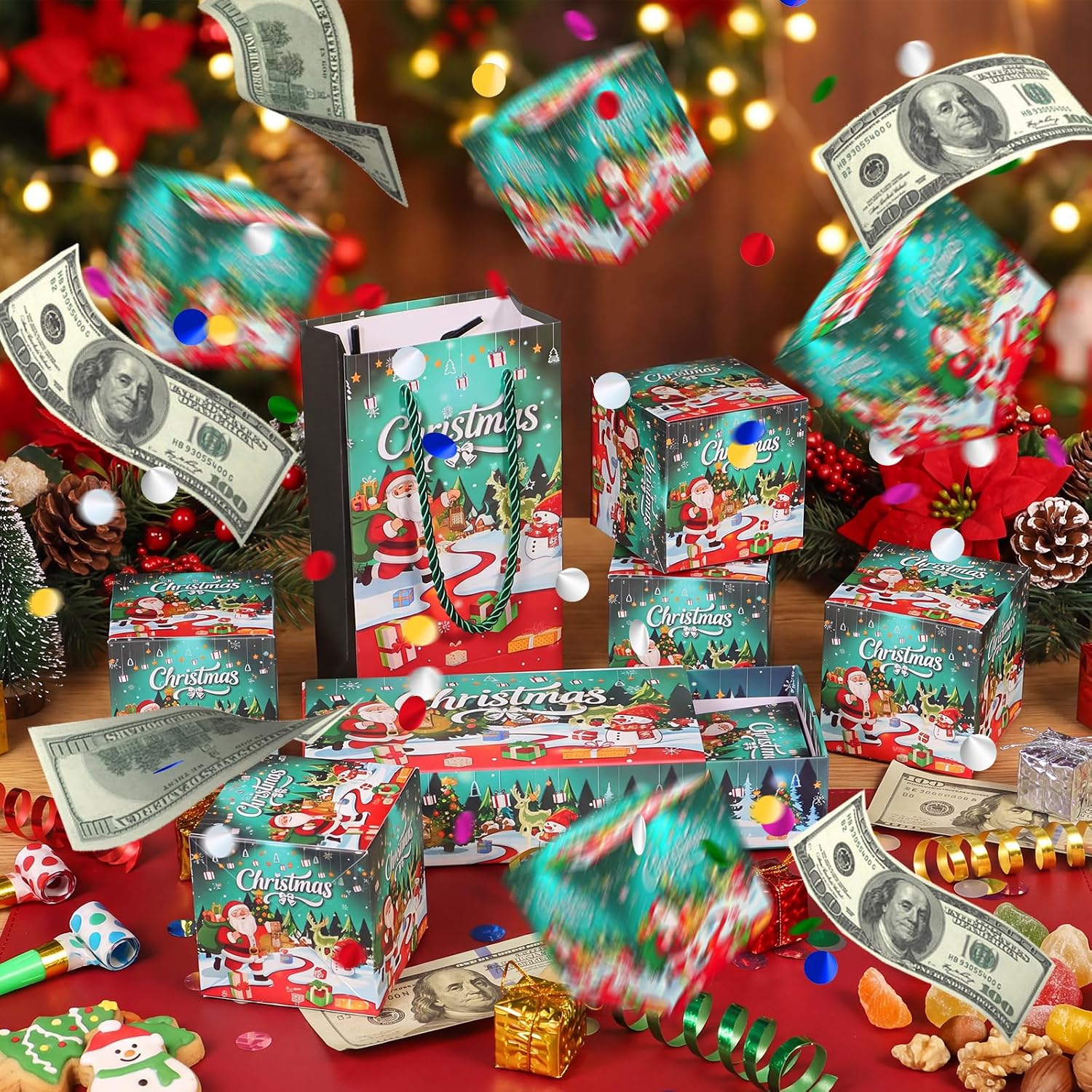 Thumbnail 5 de Cow Print Pop-Up Money Gift Box