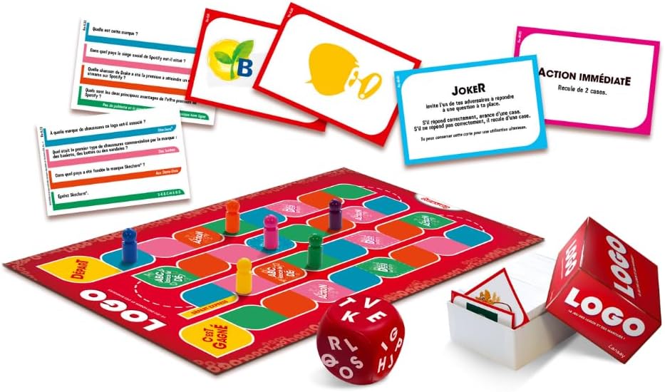 Thumbnail 2 de Lansay Logo – Jeu de Société des Logos et Marques, +1500 Questions avec Cartes Action
