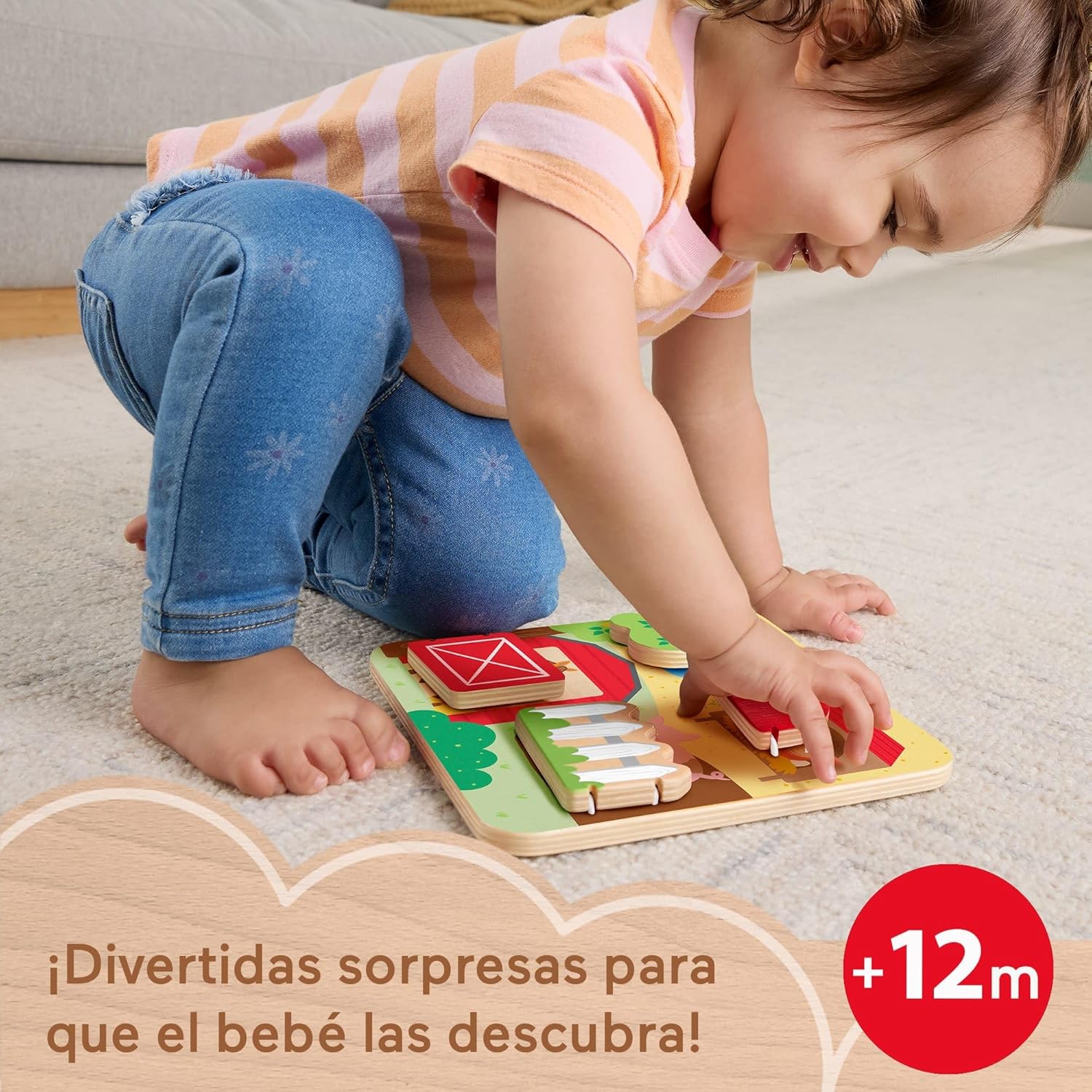 Thumbnail 1 de Fisher-Price Tablero de Madera con Animales de Granja 🐑