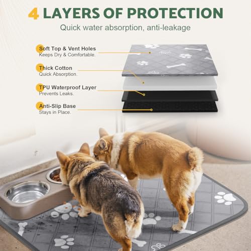 Detalle de Gimars Almohadillas de Entrenamiento Reutilizables para Perros – 2 Piezas, 60x50 cm