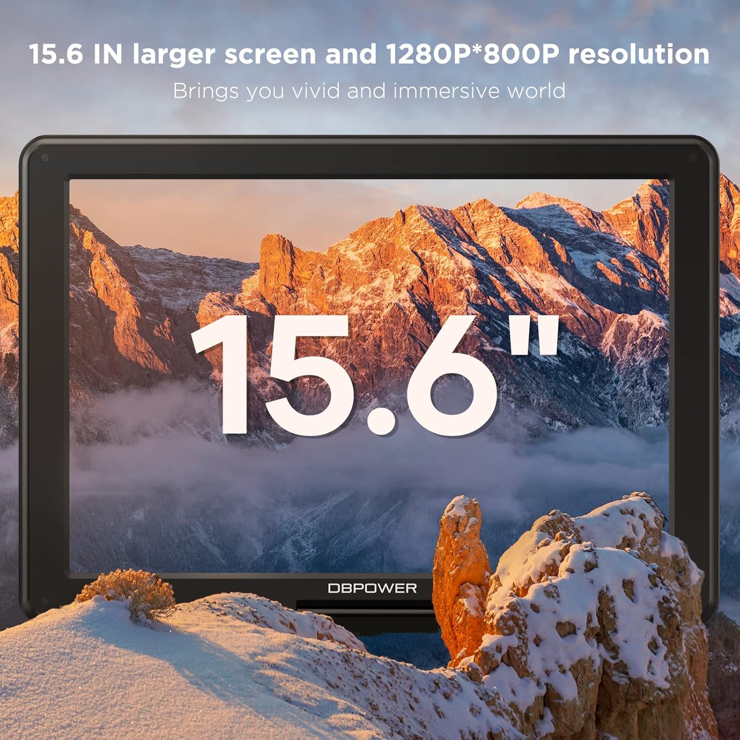 Thumbnail 1 de DBPOWER Portable DVD Player 17.9 inch