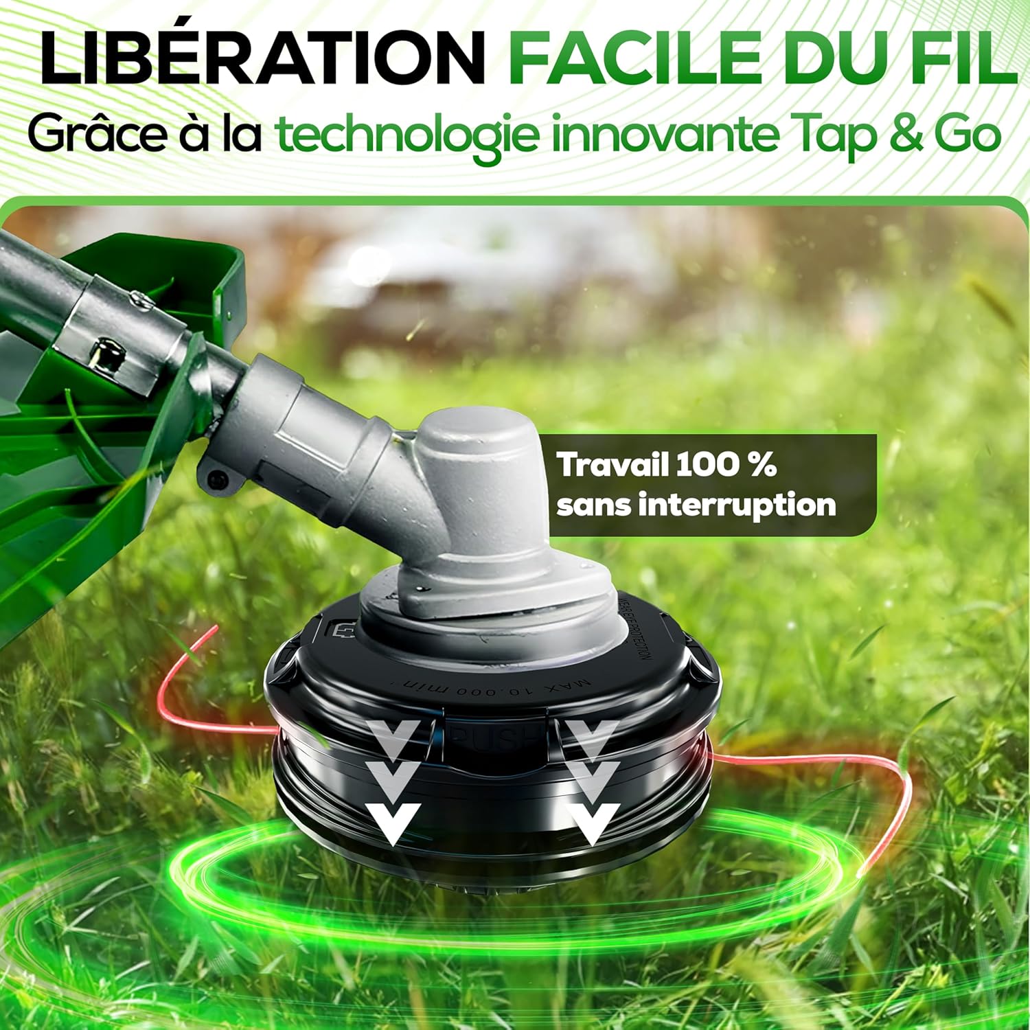 Thumbnail 3 de Tête de fil débroussailleuse Tap & Go M10
