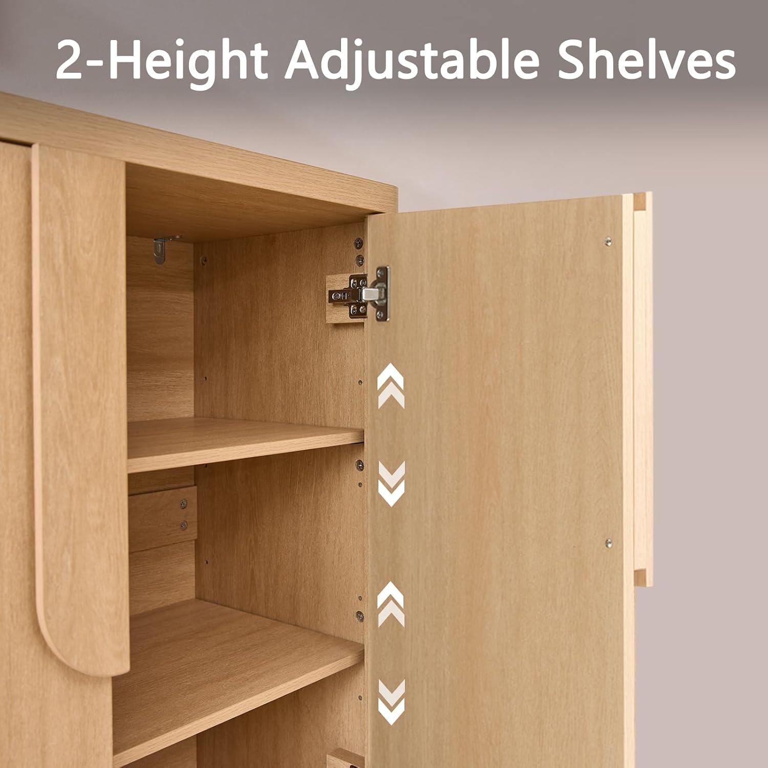 Thumbnail 5 de NOWABAY Sideboard Cabinet 31.14-Inch