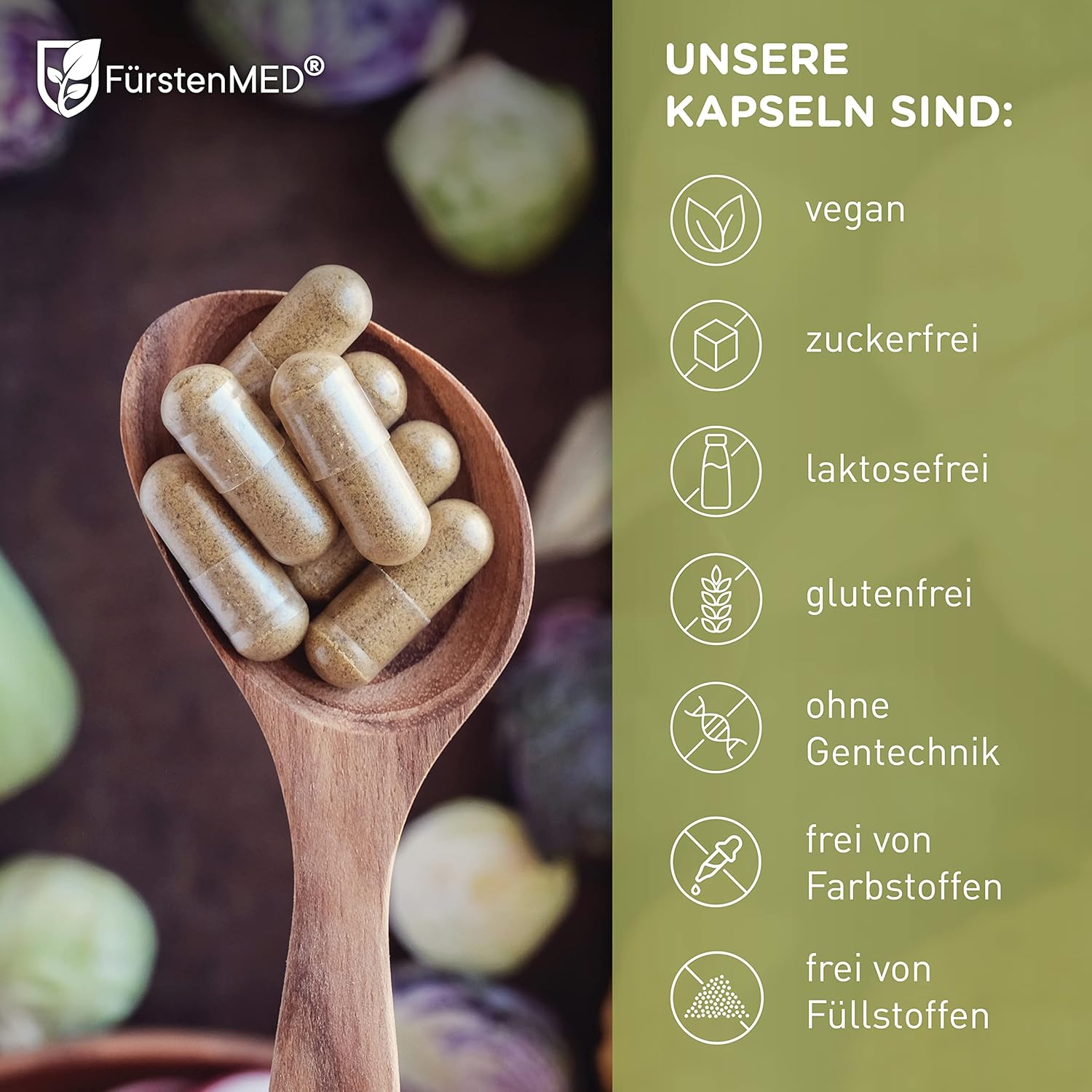 Detalle 2 de FürstenMED Mariendistel Kapseln 120 Stück