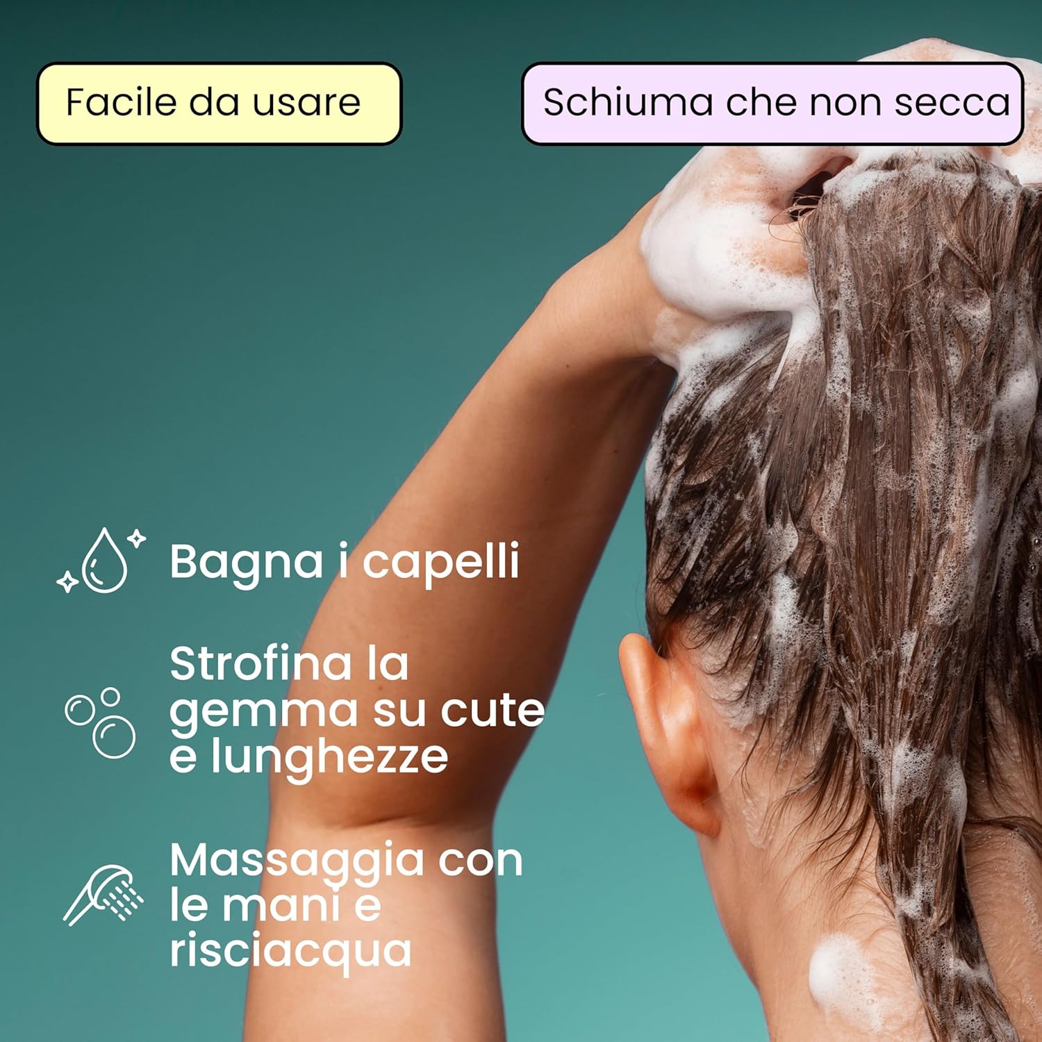 Thumbnail 5 de Enooso Shampoo Solido Bio Anticaduta: Rinforzante al Rosmarino per Capelli Forti e Verniciati