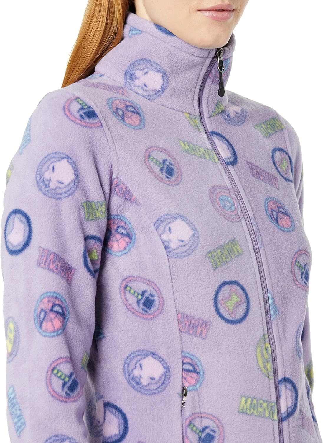 Detalle de Amazon Essentials Women's Polar Fleece Full-Zip Mock Jacket