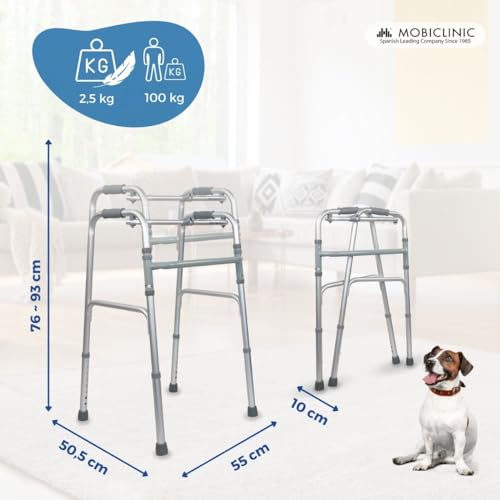 Detalle 2 de Mobiclinic Déambulateur Pliable, hauteur réglable ⚙
