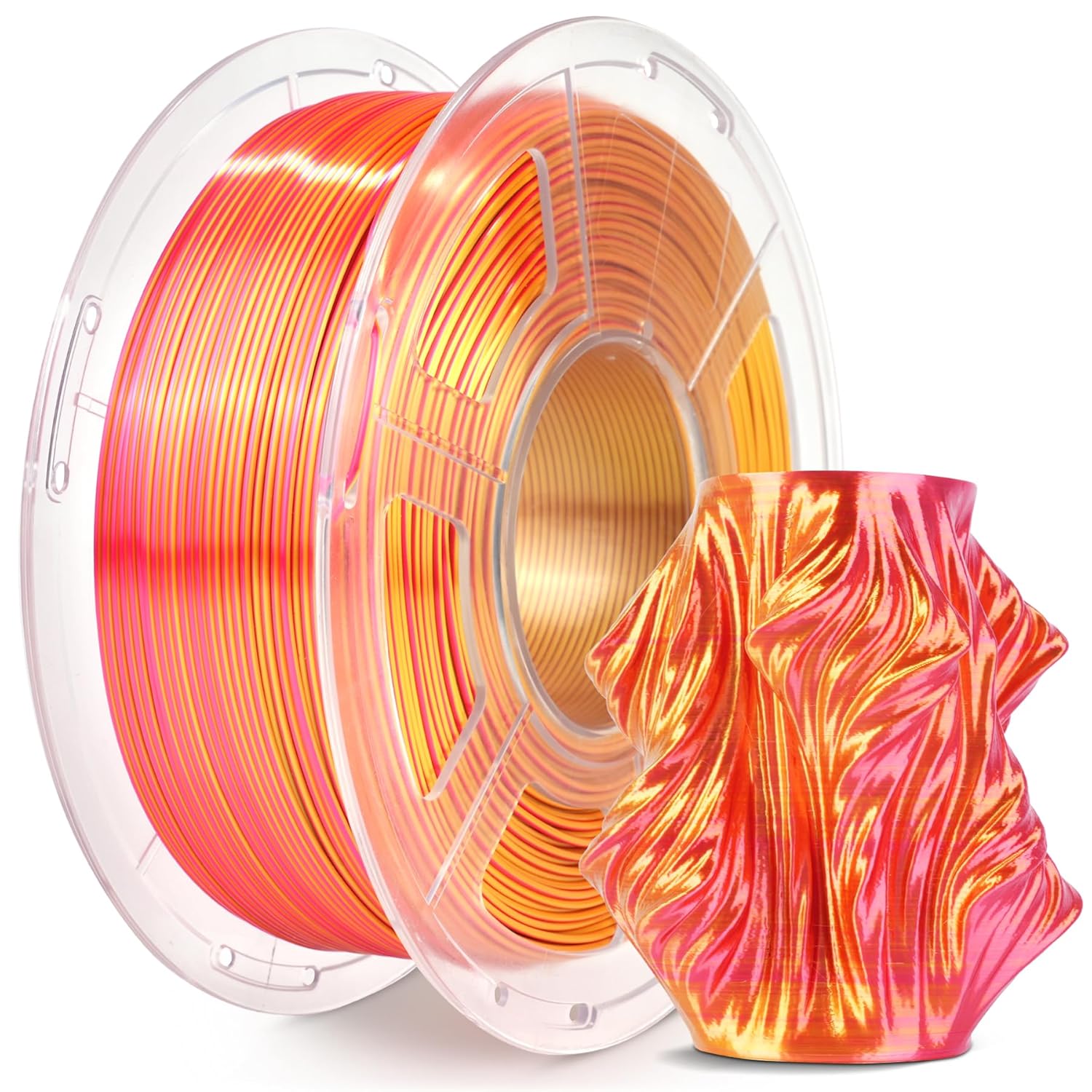 SUNLU Silk Dual-Color PLA+ 1.75mm 1kg filament
