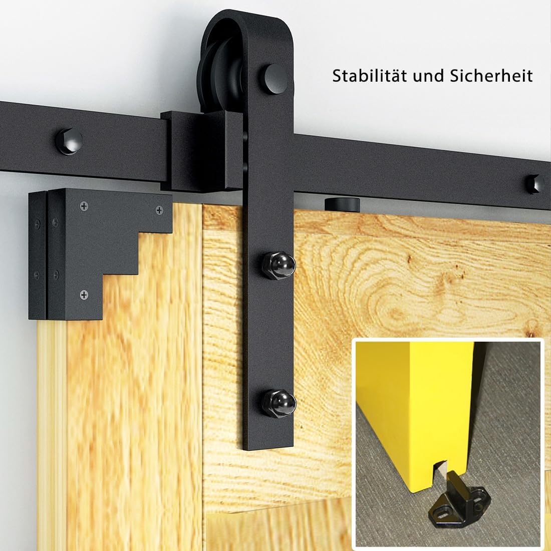 Thumbnail 2 de Schiebetürbeschlag Doppeltür 244 cm für Scheune