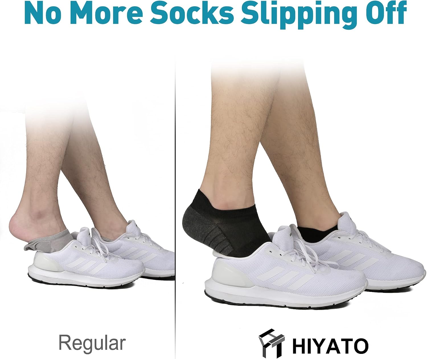 Thumbnail 4 de HIYATO 10 Paar Sneaker Socken (Herren & Damen) – atmungsaktive Kurz- und Laufsocken aus Baumwolle