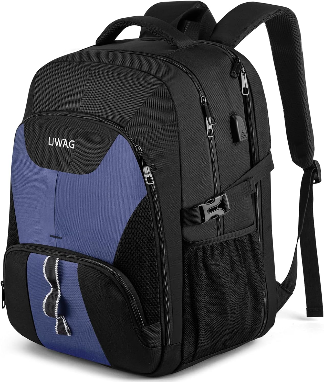 Thumbnail 6 de Travel Laptop Backpack with USB Charging Port for 17-Inch Laptops – Anti-Theft, Water-Resistant Daypack in Purple