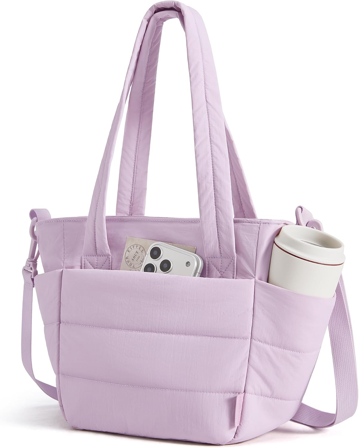 Detalle de BAGSMART Insulated Lunch Bag, Lavender Purple