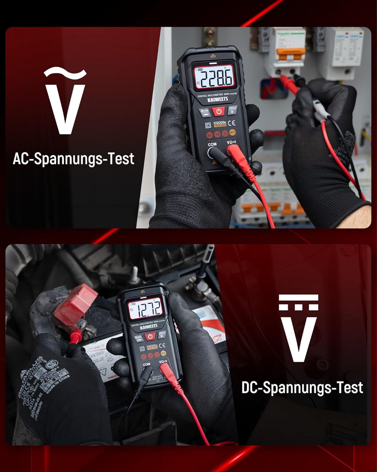 Thumbnail 4 de KAIWEETS KM200s Multimeter mit True RMS