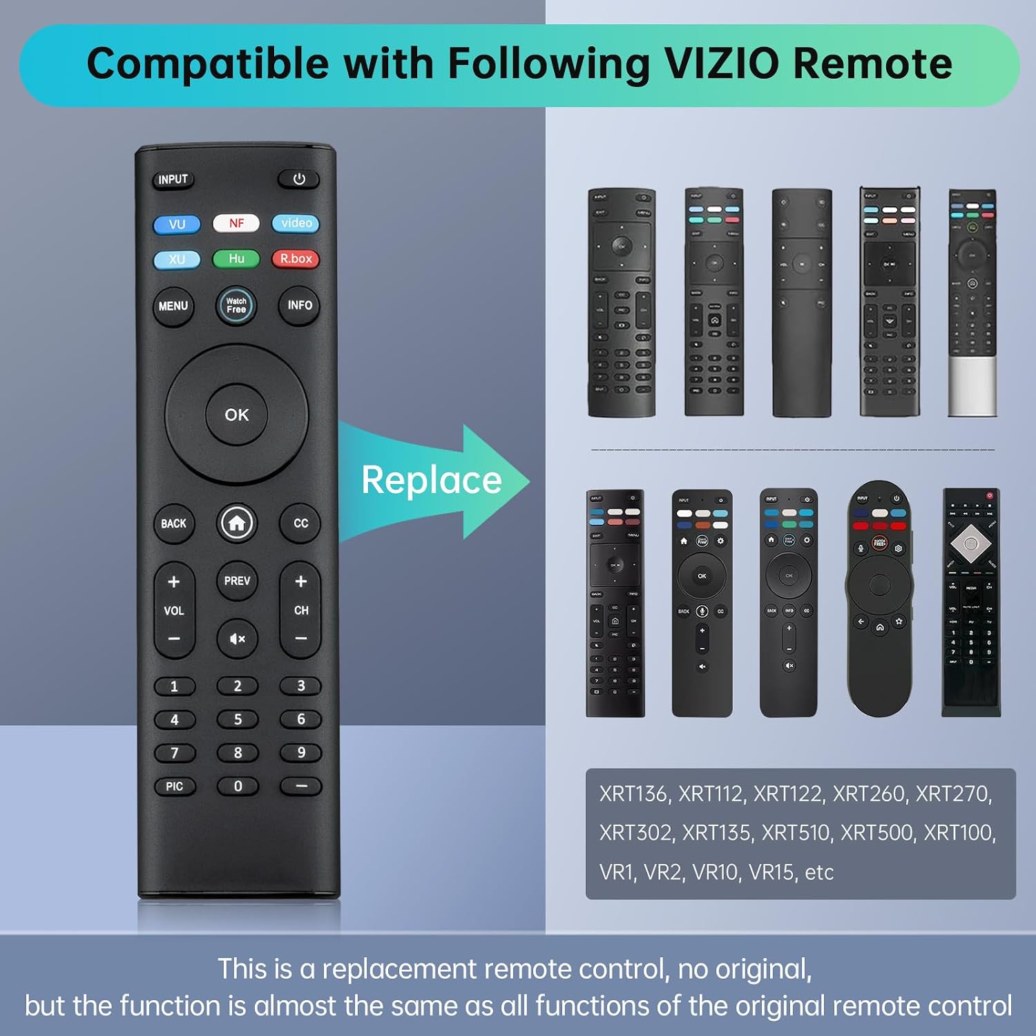 Detalle de Luyeper Replacement TV Remote, XRT140
