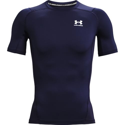 Thumbnail 4 de Under Armour UA HG Armour Comp SS Shirt para hombre: camiseta HeatGear superligera con ventilación estratégica