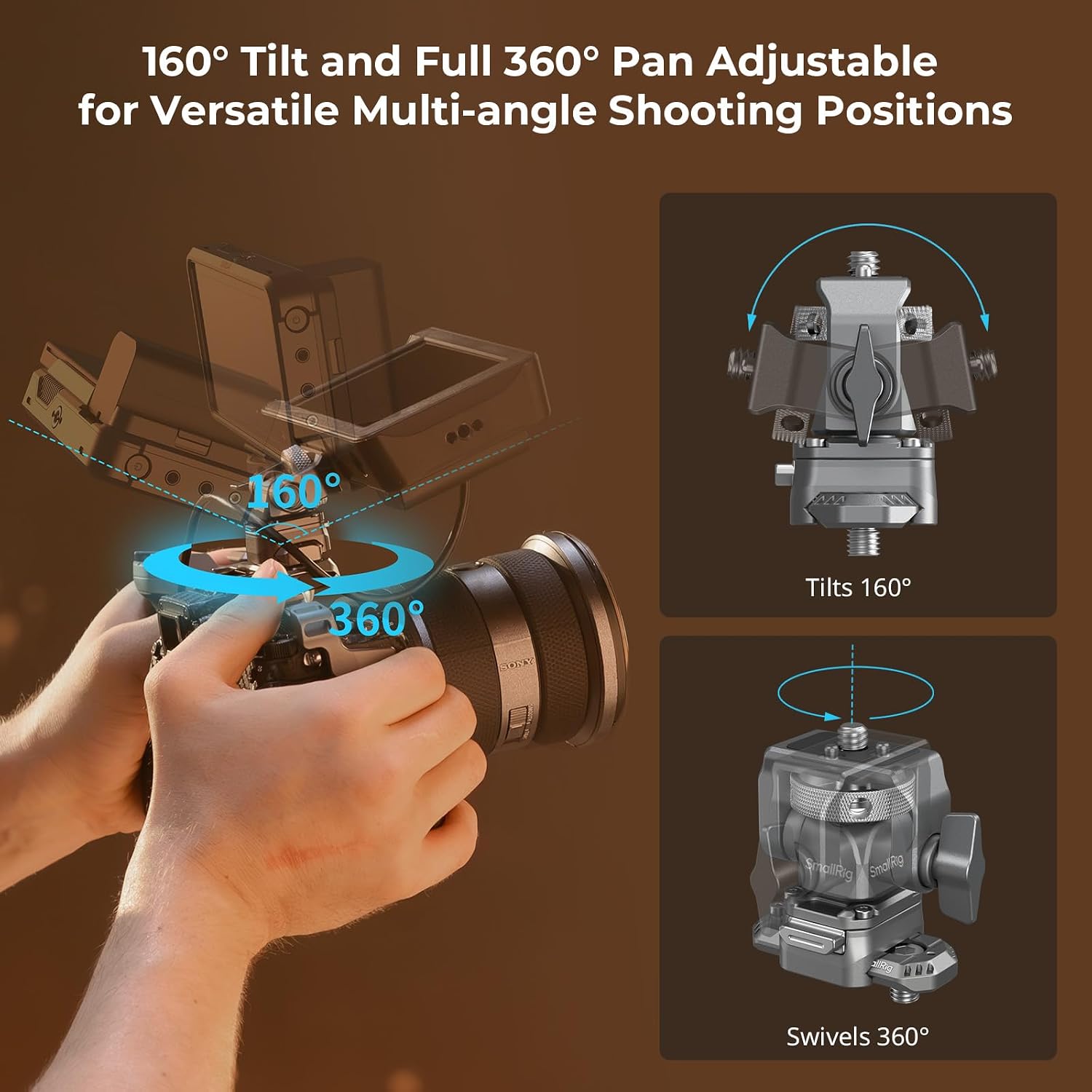 Thumbnail 5 de SMALLRIG HawkLock H21 support moniteur 2,5 kg