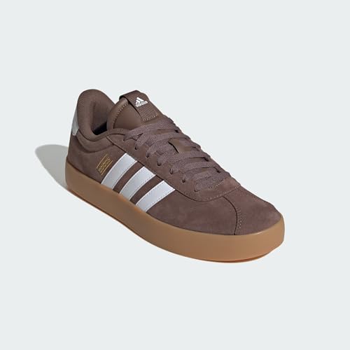 Thumbnail 6 de Adidas Uomo VL Court 3.0 Shoes – Earth Strata / Cloud White / Gold Metallic, 43 1/3 EU