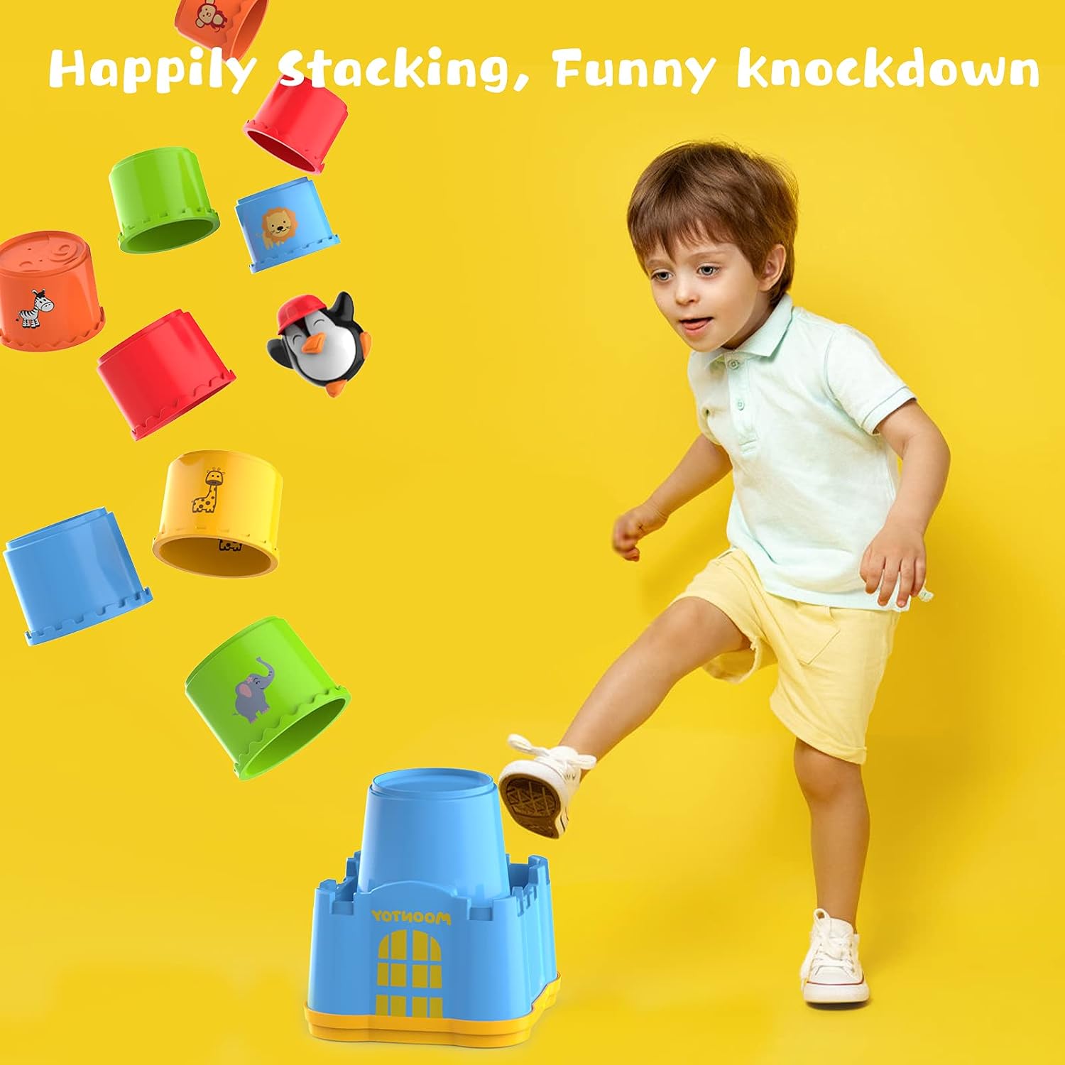 Thumbnail 4 de MOONTOY Stacking Cups 19pcs