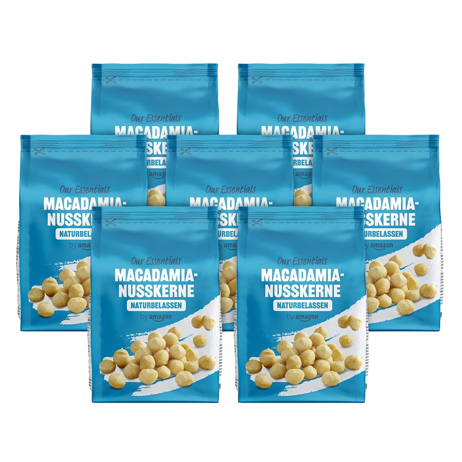 Detalle de Macadamia-Nuskerne ungesalzen 7 x 200 g