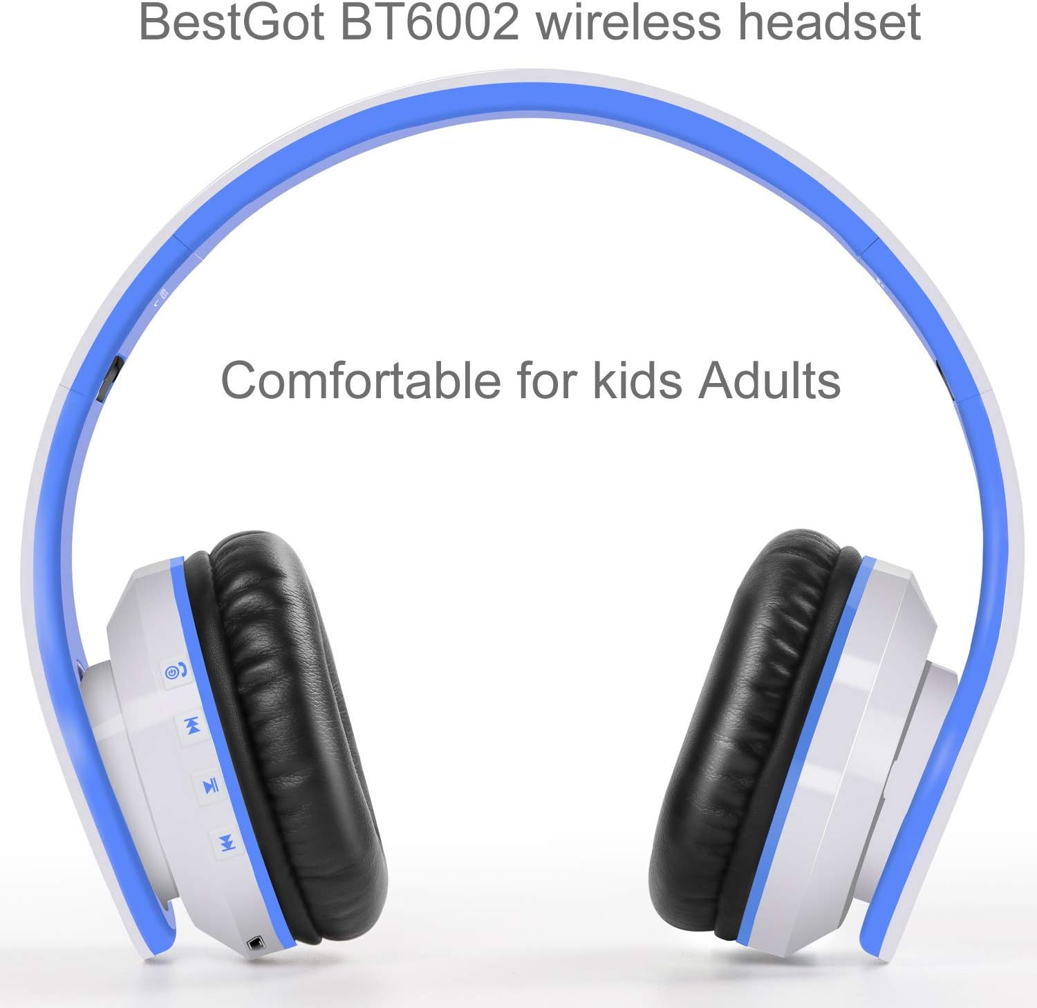 Detalle de BestGot BT6002 Kids Bluetooth Headphones 60h