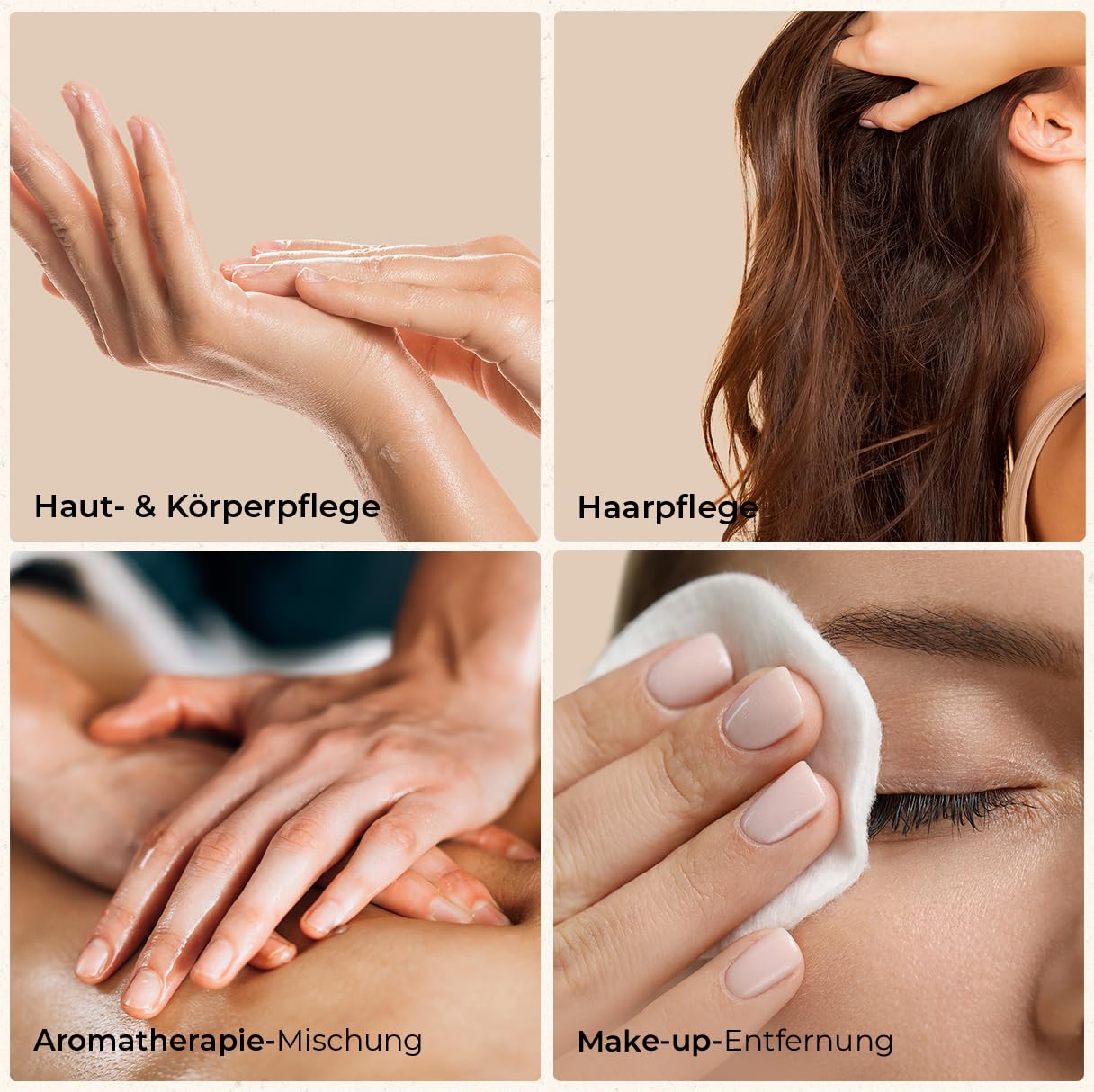 Detalle de GoNaturals fraktioniertes Kokosöl (250 ml) – 100% reines natürliches Coconut Oil für Haare, Haut & Nägel
