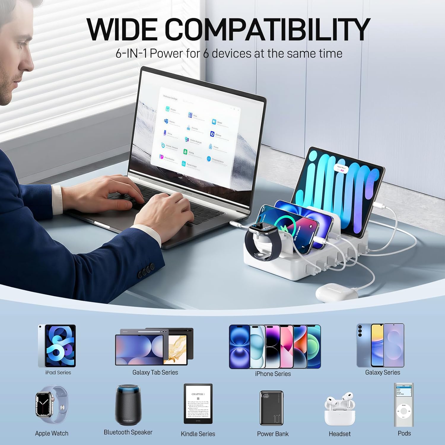 Thumbnail 3 de CREATIVE DESIGN Charging Station 50W 🔌