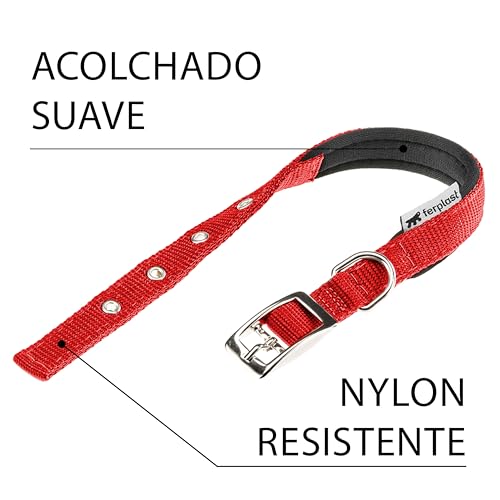 Thumbnail 4 de Ferplast Collar para Perro Nailon acolchado Talla grande 50–58 cm