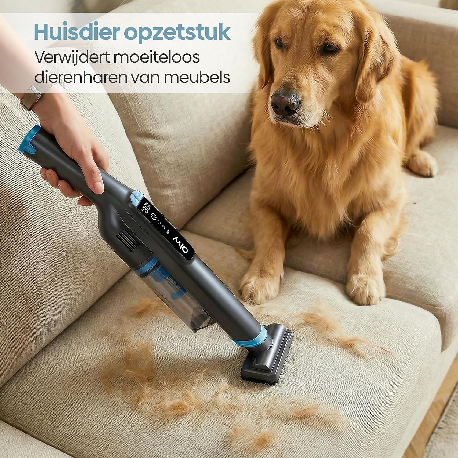 Thumbnail 6 de Olvy Pro draadloze handstofzuiger 250 W, 22 kPa en lcd-display