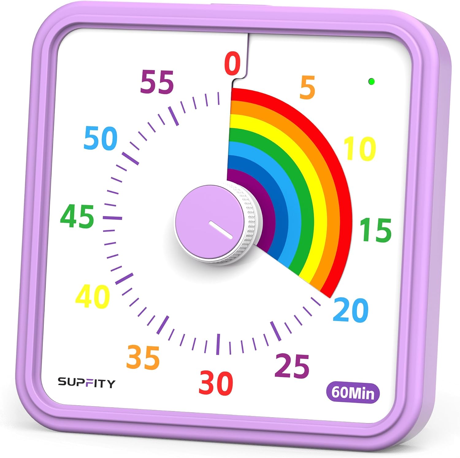 Detalle de Supfity VT-8000 visuele timer 20 cm, stil en magnetisch