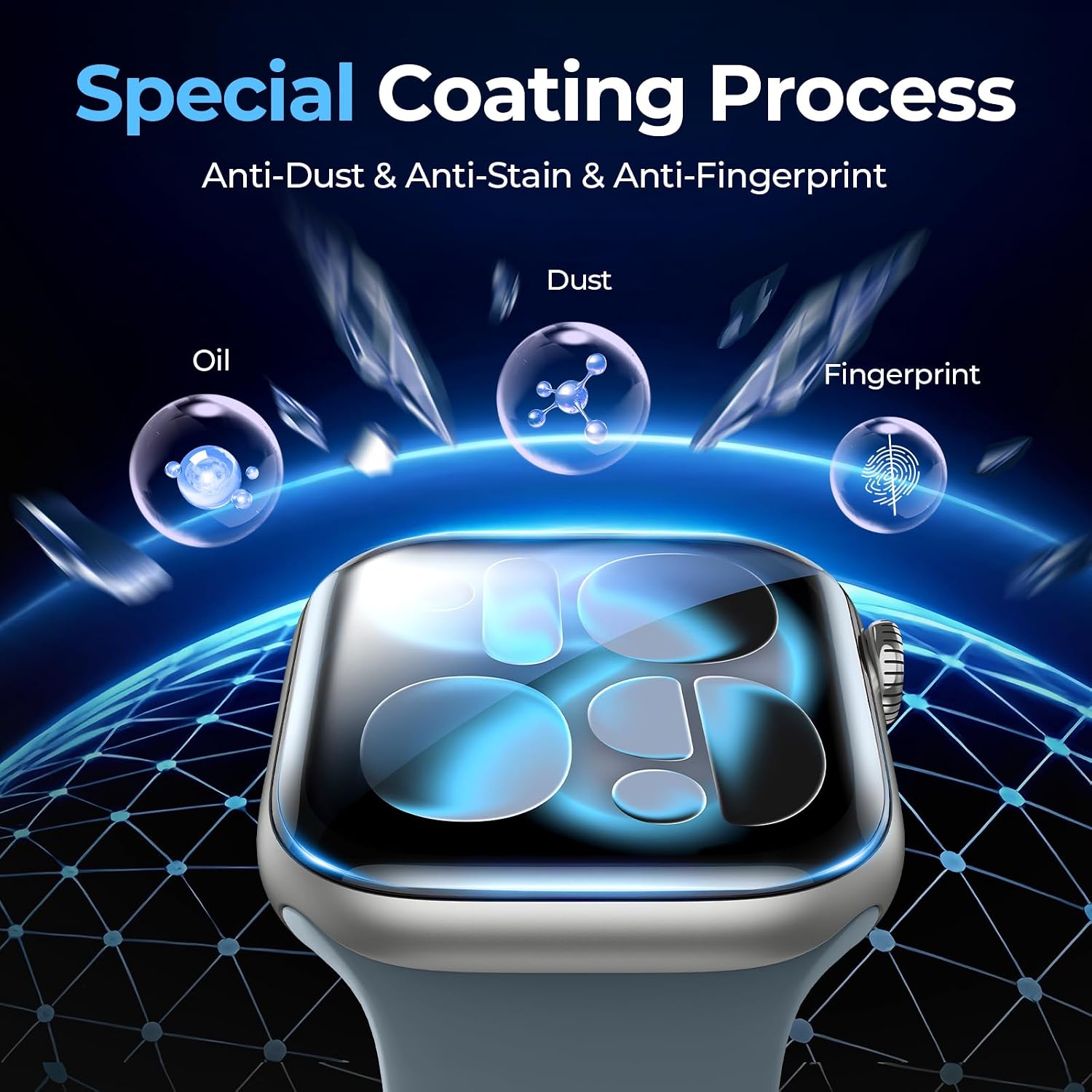 Detalle 2 de LK Schutzfolie Apple Watch 46mm