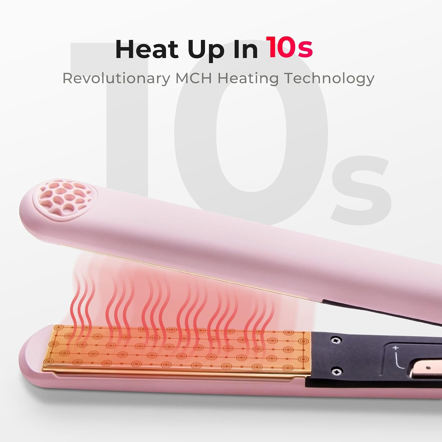 Detalle 2 de TYMO HC201 2-in-1 Titanium Flat Iron and Curler, 1-Inch Plate