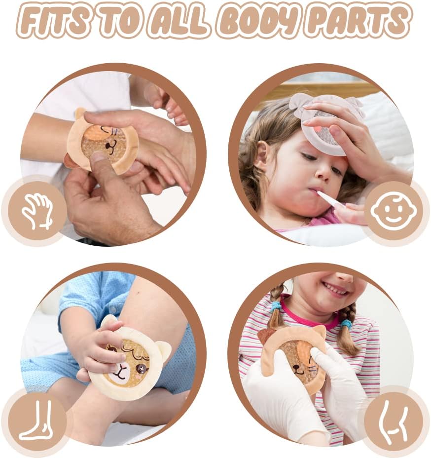 Thumbnail 3 de Hilph Kinder Kühlpads Kühlpack – 3 Tiermotive, ungiftig, waschbarer Bezug