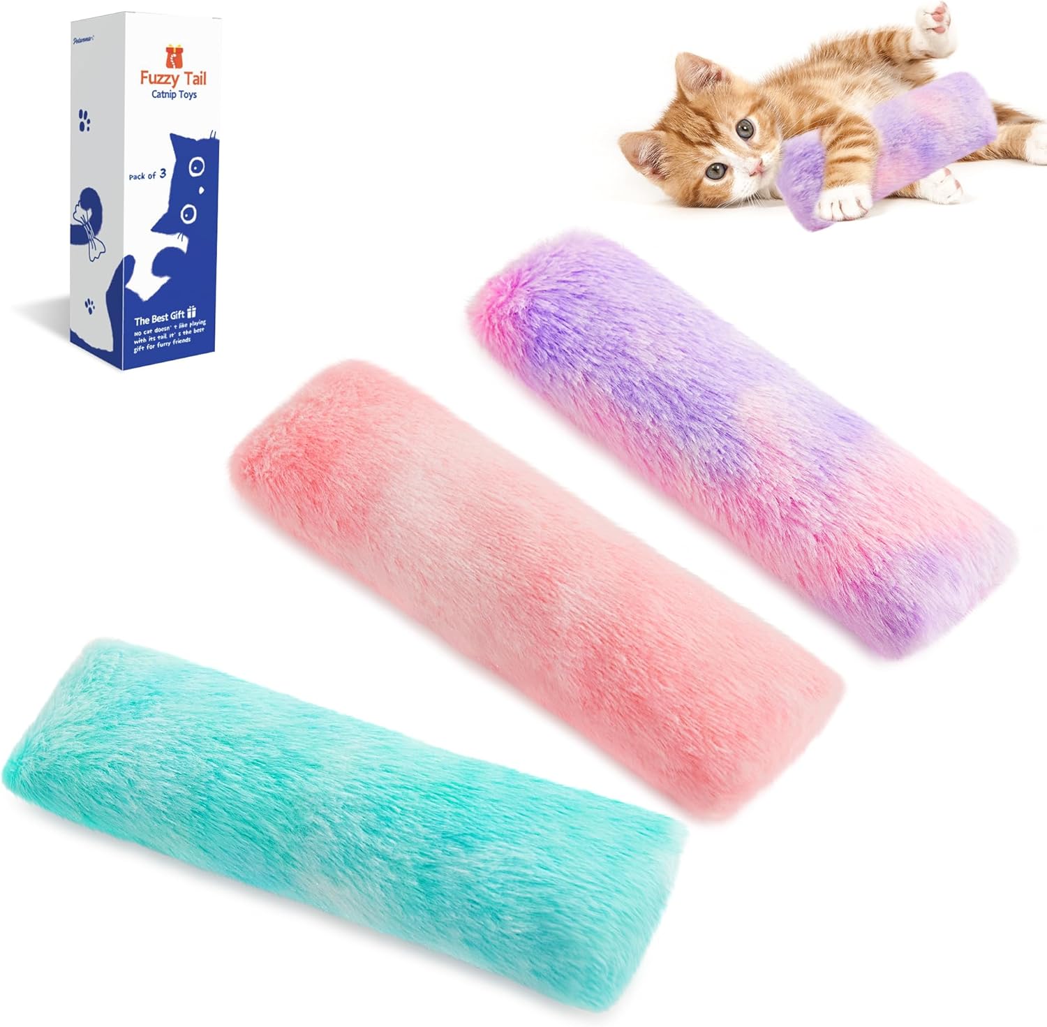 Thumbnail 6 de Potaroma Cat Toys Pillows 3-Pack kitten kicker toys 🐱