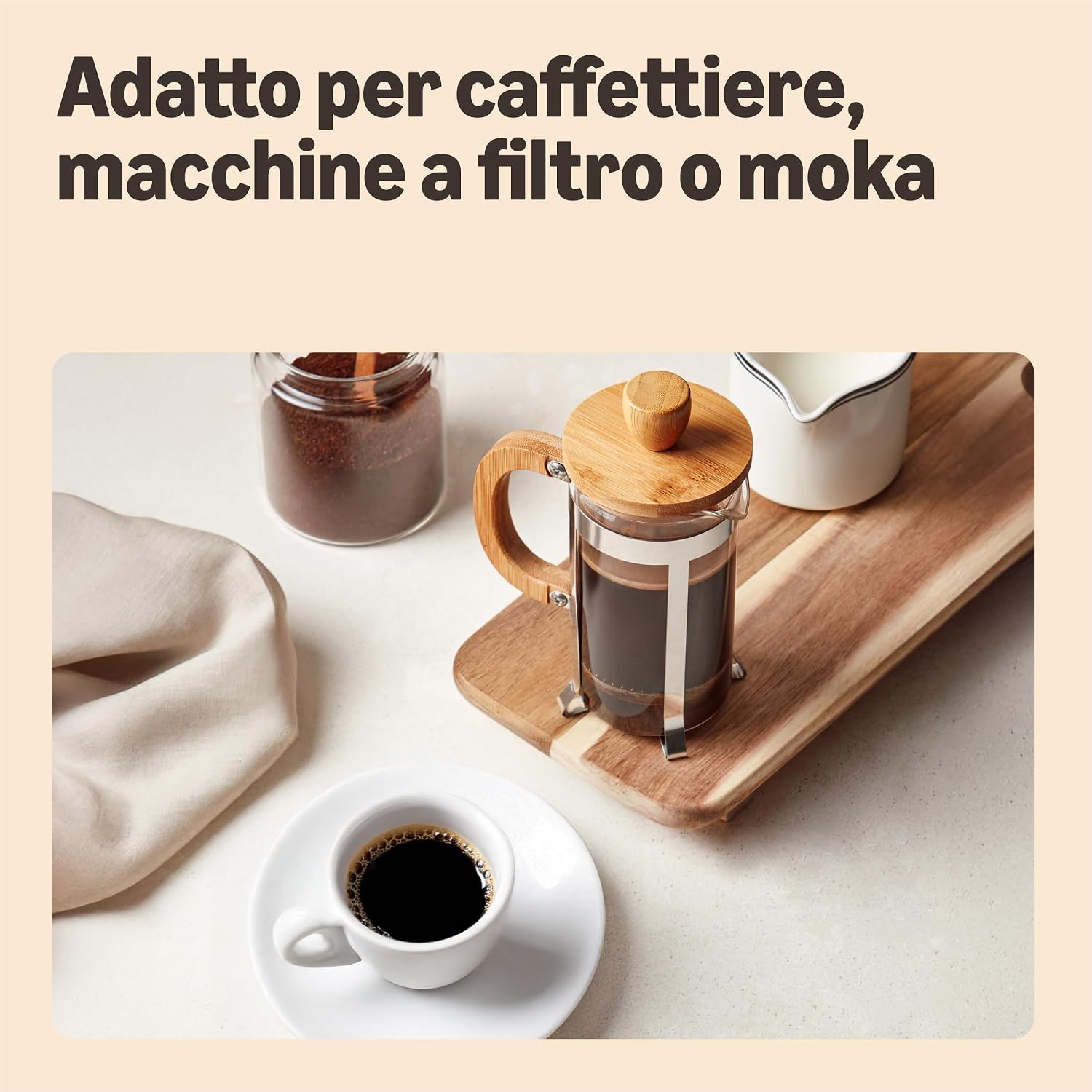 Detalle 2 de by Amazon Caffè Classico 500g caffè macinato
