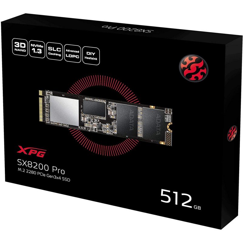 Thumbnail 1 de ADATA XPG SX8200 Pro 512GB M.2 PCIe 3.0 NVMe