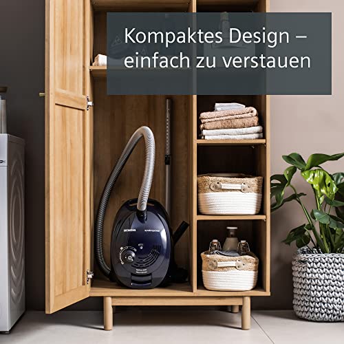 Detalle 2 de Siemens Staubsauger mit Beutel synchropower VS06B1110 – leistungsstark, hygienisch und kompakt
