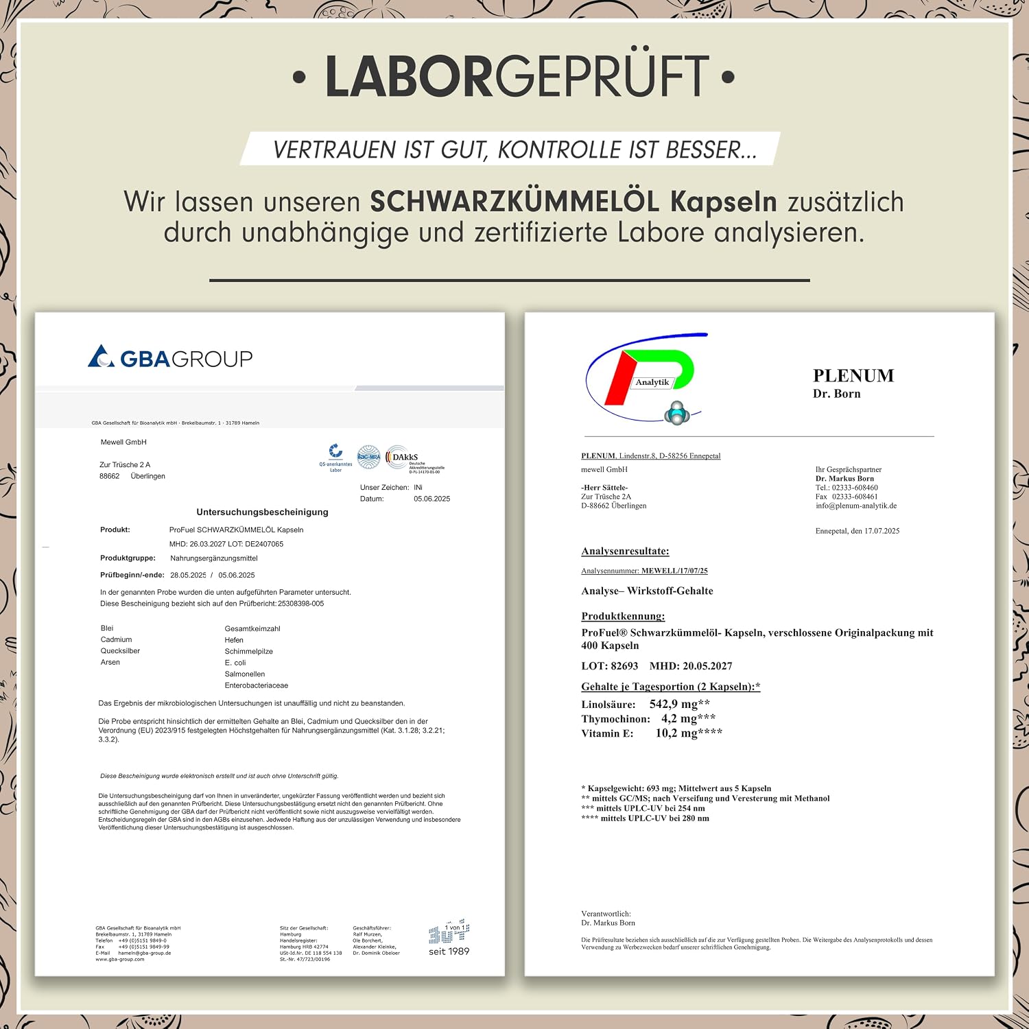 Thumbnail 4 de Schwarzkümmelöl Kapseln 400x 1000 mg