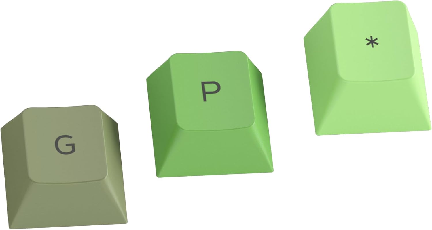 Detalle de Glorious GPBT-Keycaps 115x Cherry-Profil – PBT, robust, lesbarer Schriftzug, ISO/US Layouts