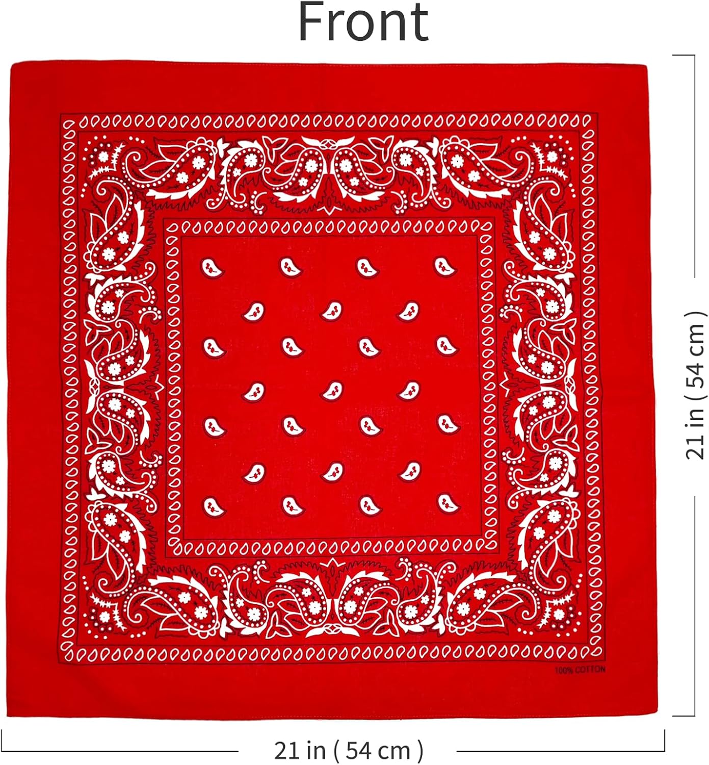 Thumbnail 4 de APIGANIZ 100% Cotton Bandanas, 21 x 21 inches, Set of 6
