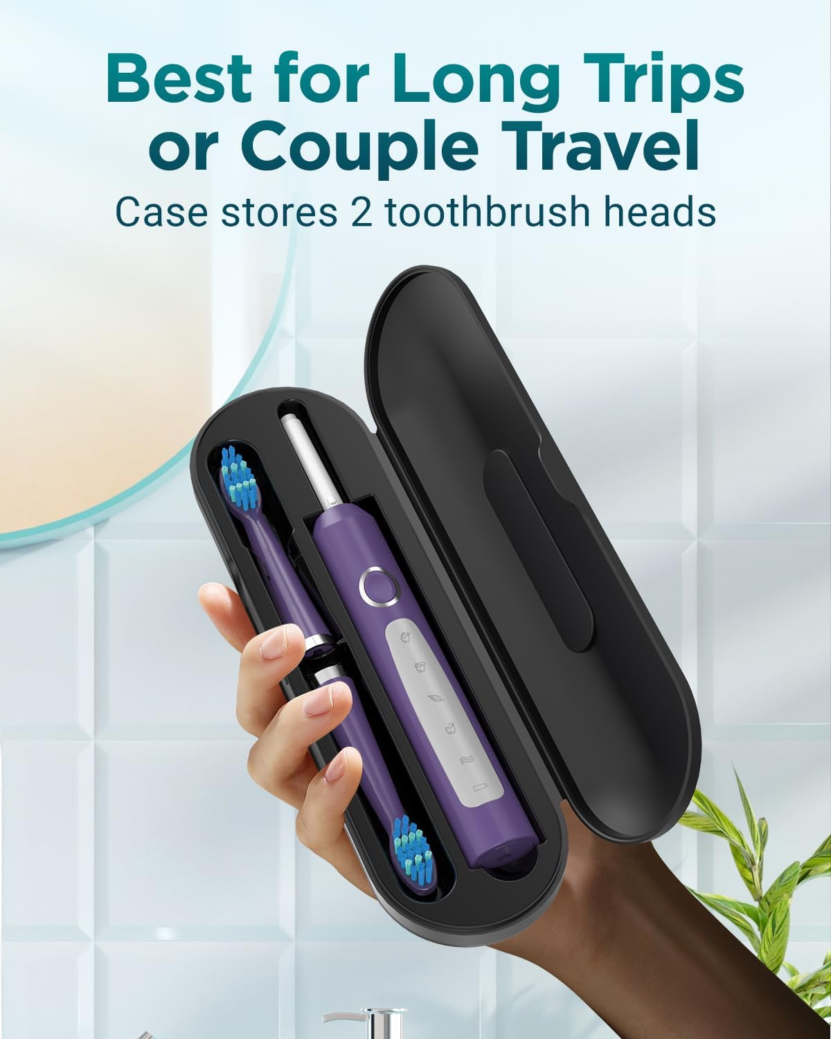 Thumbnail 6 de Sonic Electric Toothbrush for Adults and Kids — 8 Brush Heads, 5 Modes, 120 Days of Use