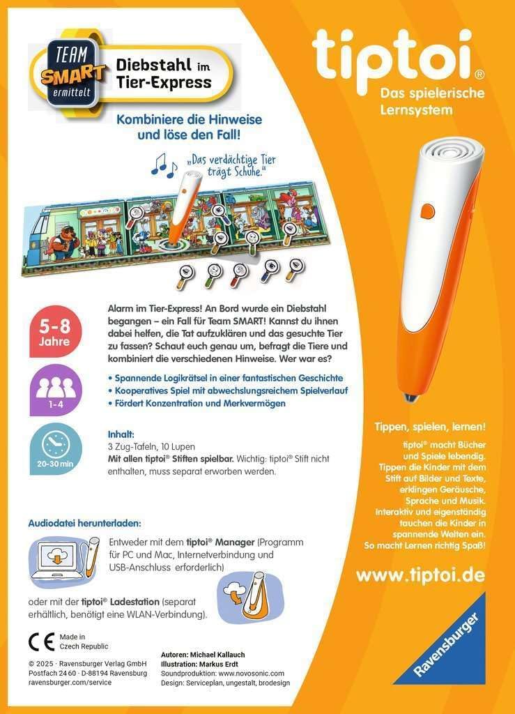 Thumbnail 1 de Ravensburger tiptoi Team SMART 00226 Logikspiel ab 5